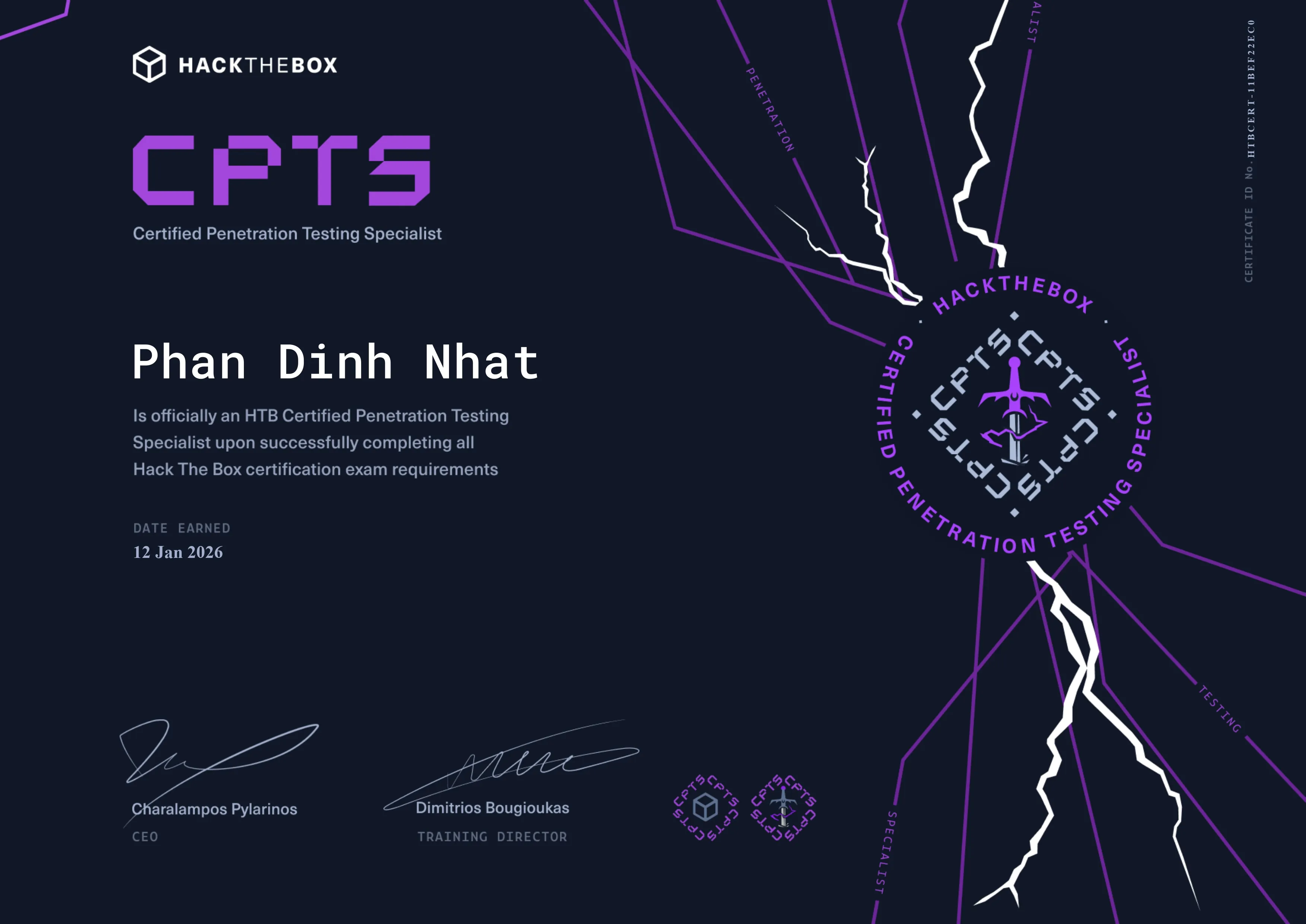 CPTS cert